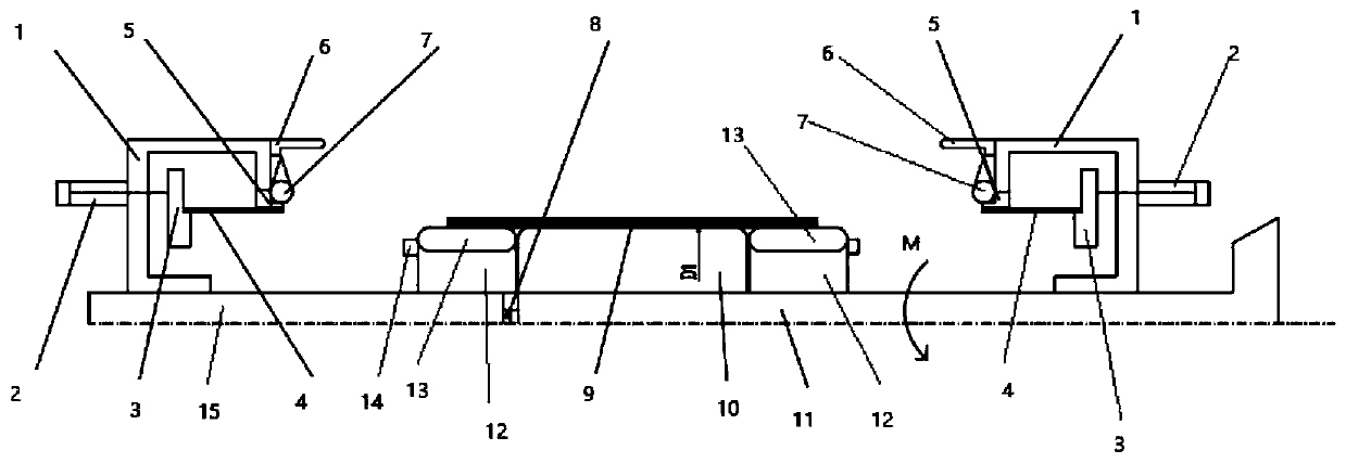 Aviation radial tire body barrel molding device and tire body drum molding process