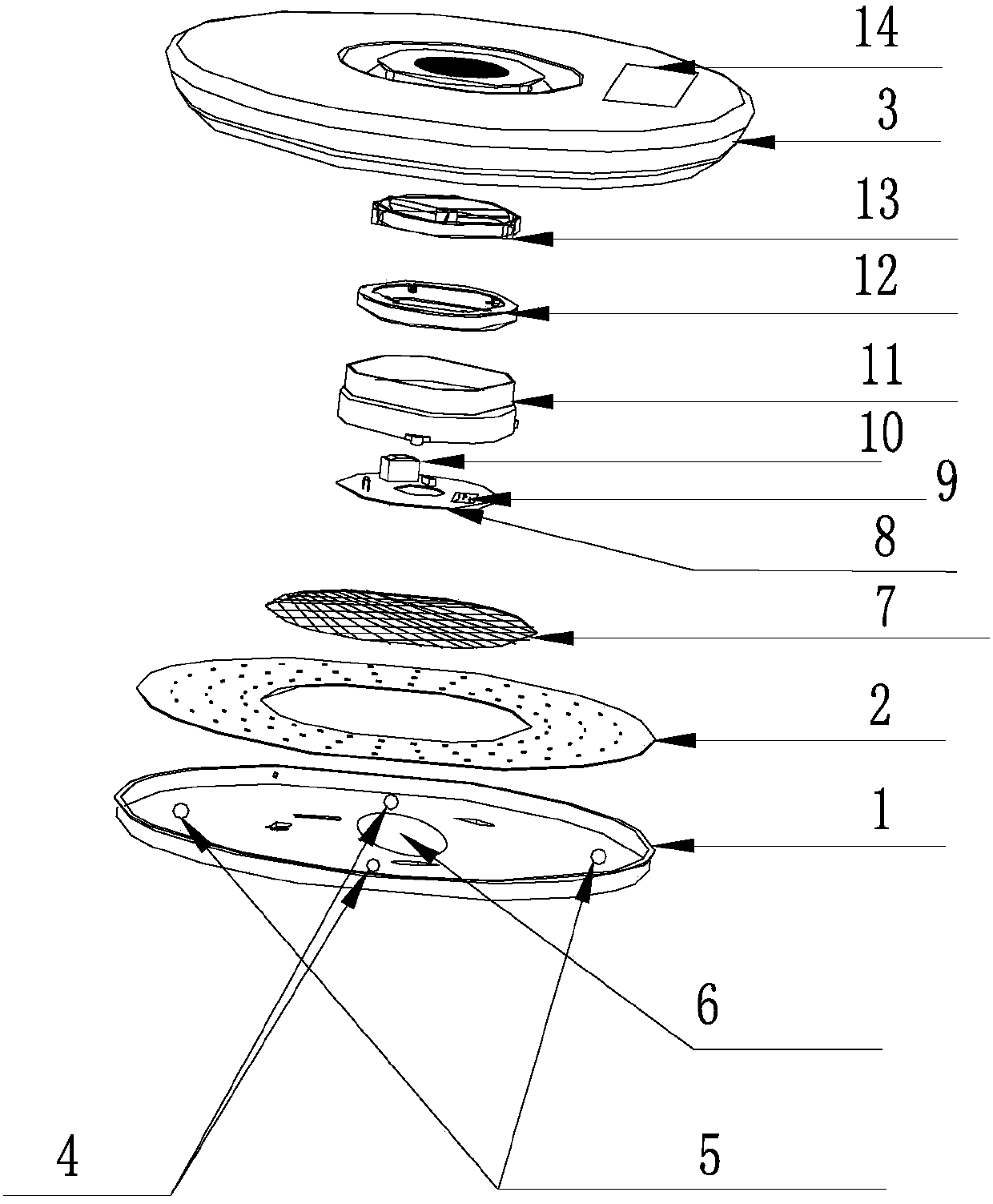 Multifunctional LED ceiling lamp