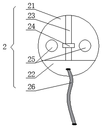 A high-frequency and high-power impatt tube electric parameter debugging device