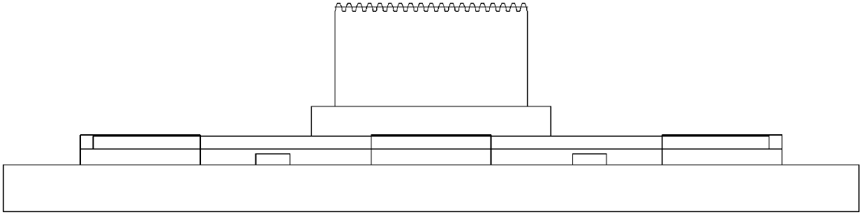 Sinking type fabric draw-off mechanism of full-forming intelligent flat knitting machine