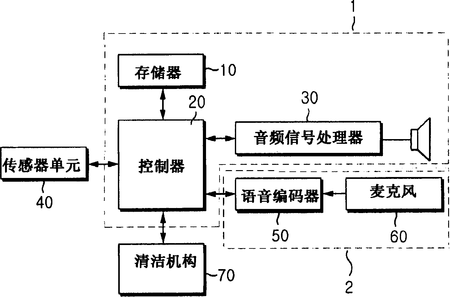 Apparatus and method for notifying state of self-moving cleaning robot