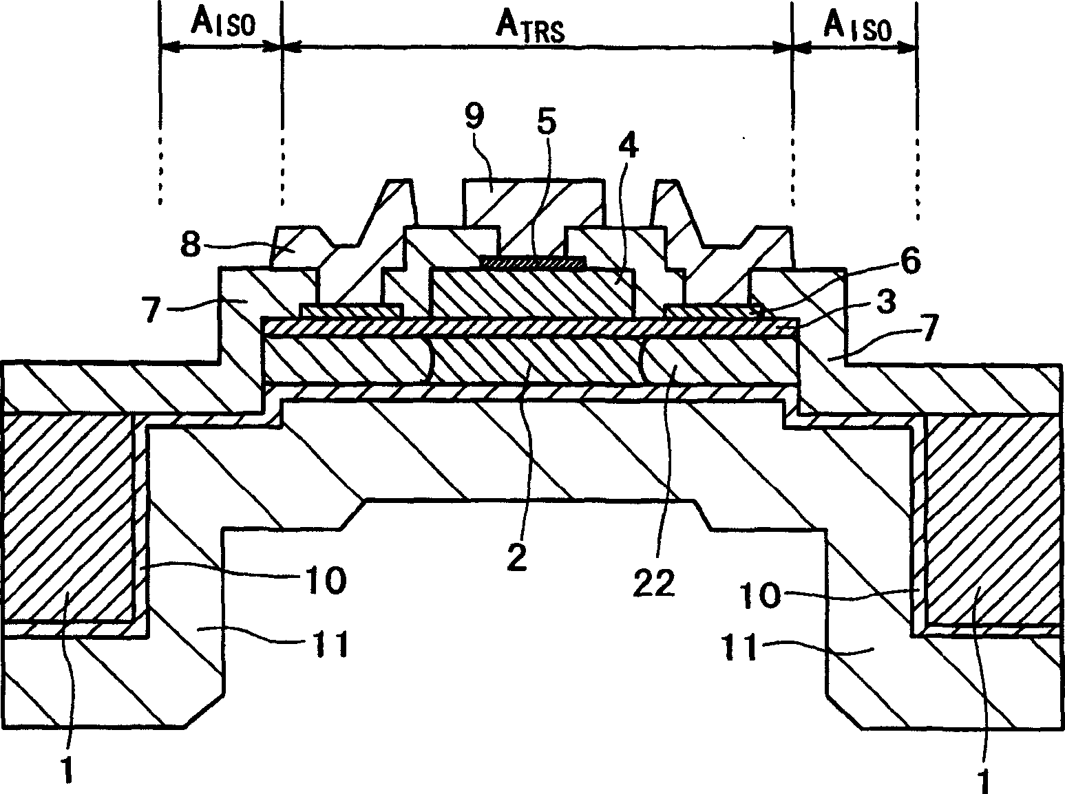 Semiconductor device with high structure reliability and low parasitic capacitance