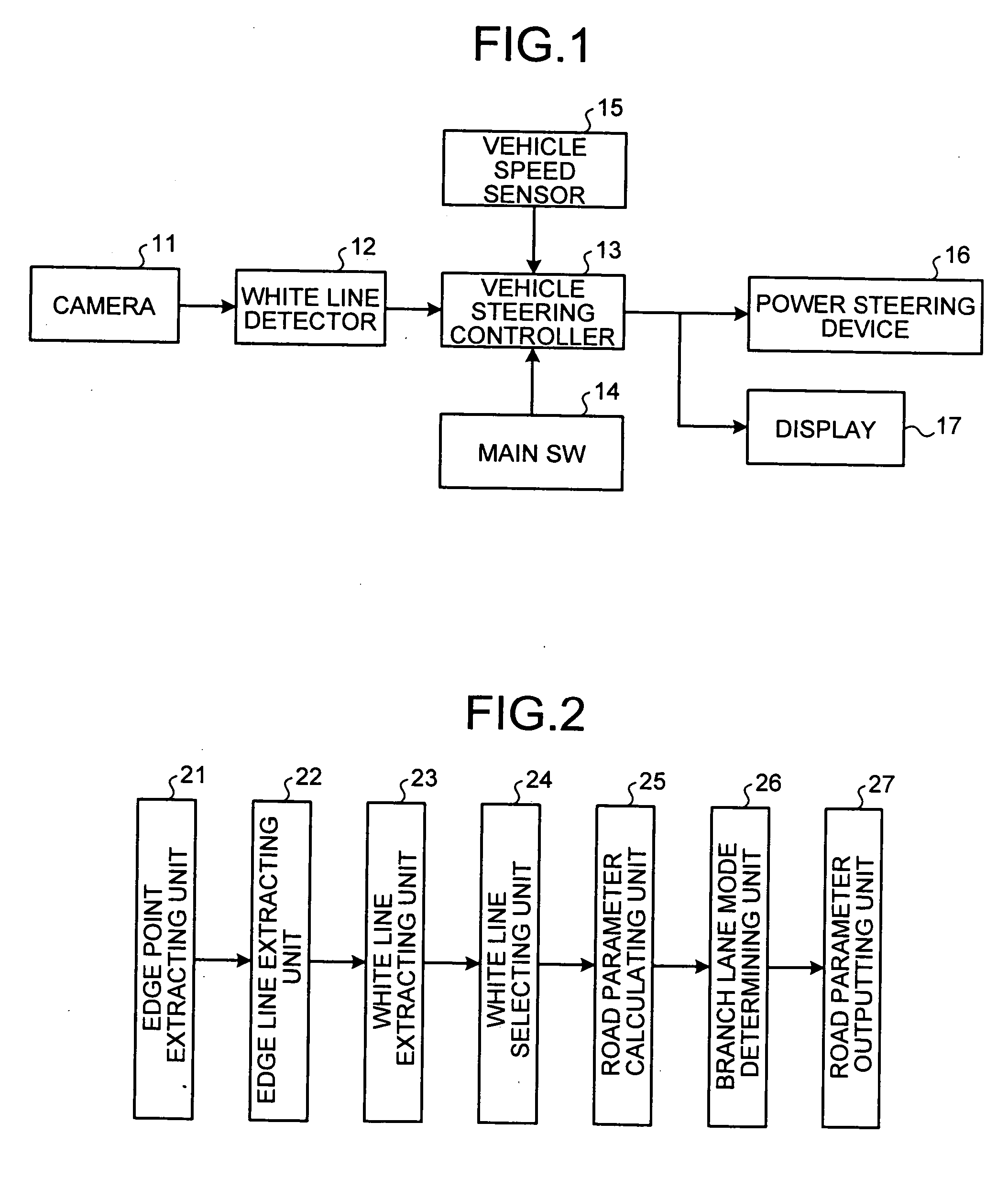 Lane boundary detector