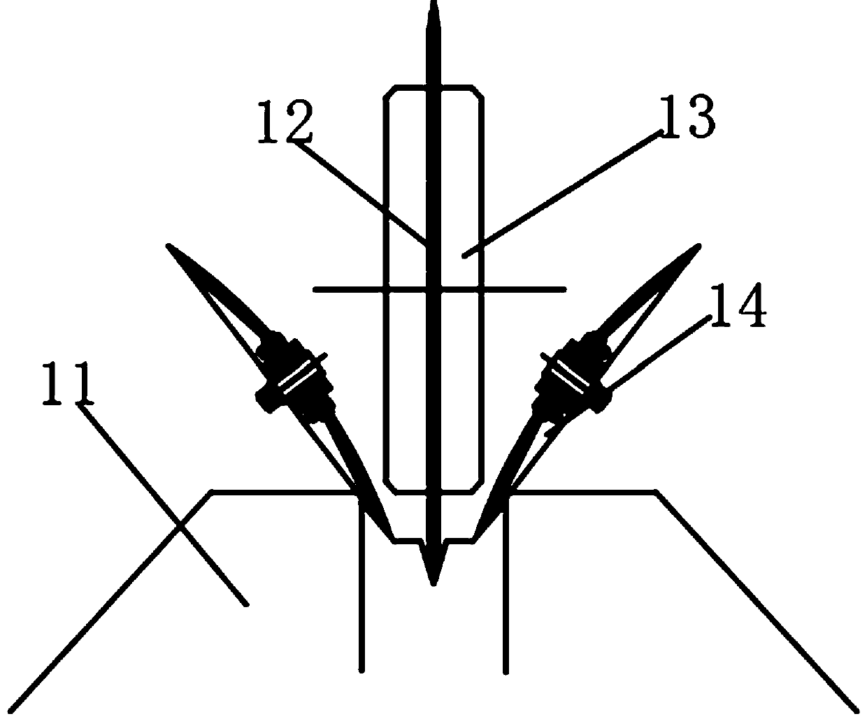 Concave disc-type corn ridge planting no-tillage planter