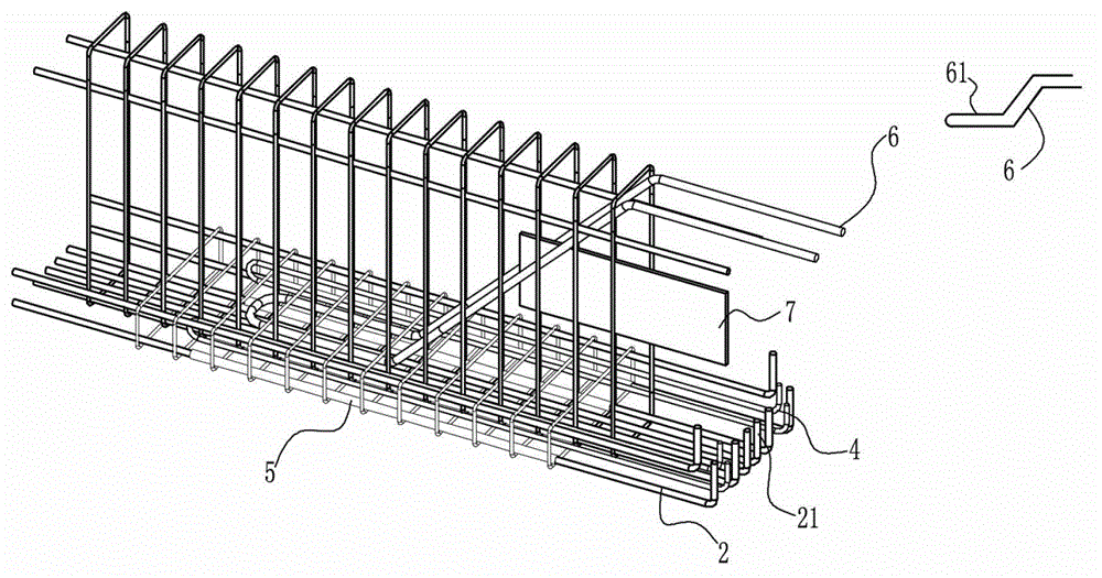 Anti-seismic prestressed precast beam