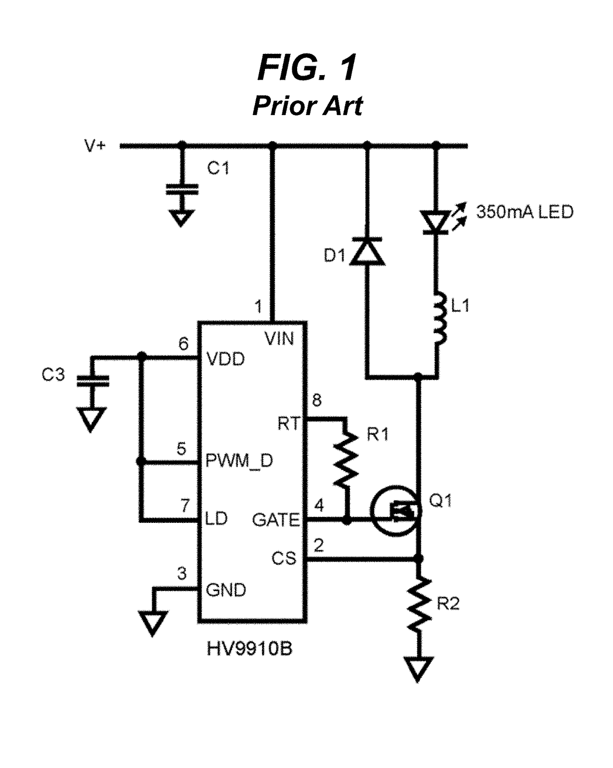 Access Resistance Modulated Solid-State Light Source