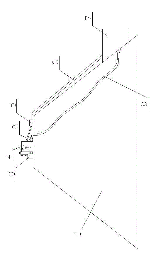 Concrete dam joint leaking stoppage method