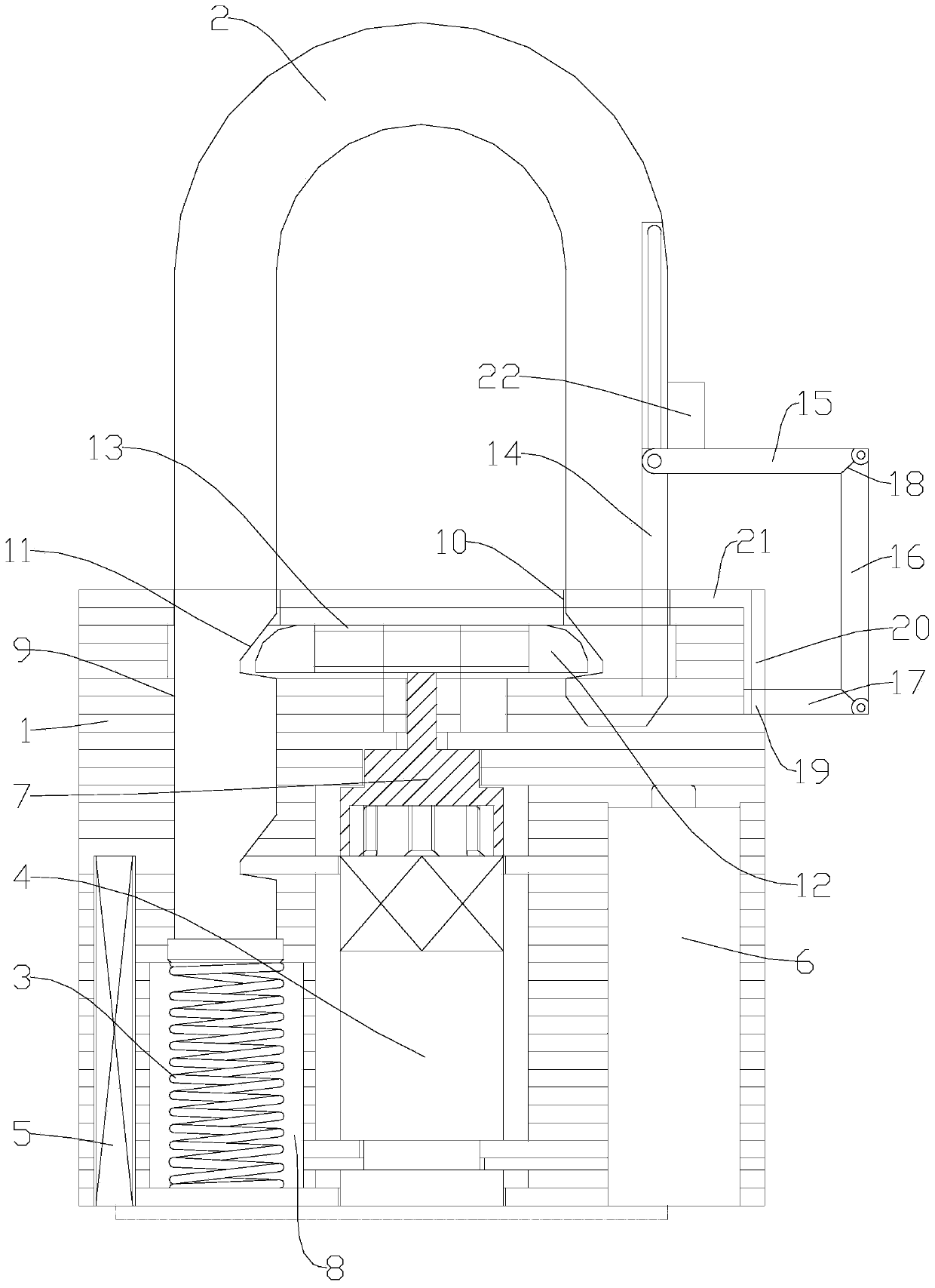 Bluetooth electronic padlock with multi-directional locking position