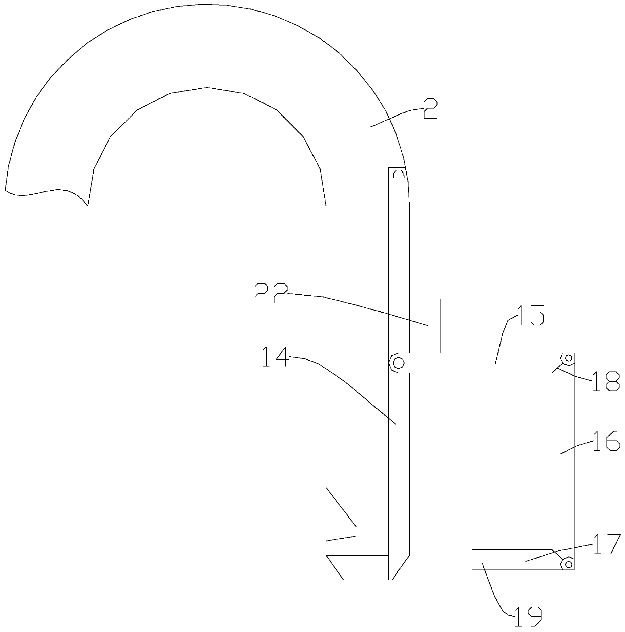 Bluetooth electronic padlock with multi-directional locking position