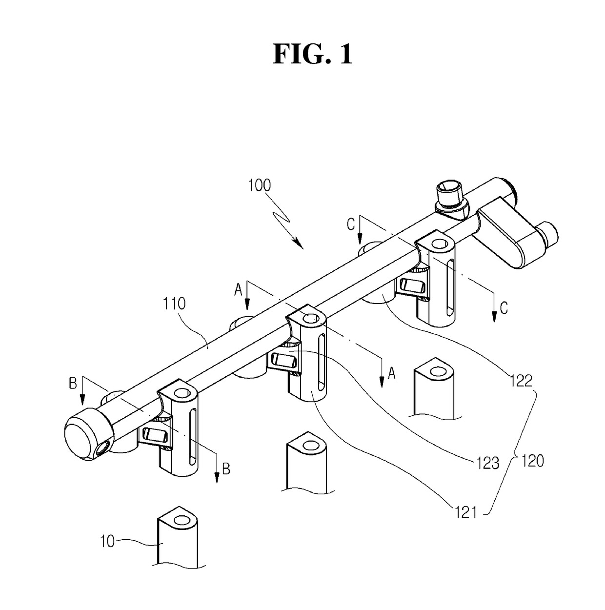 Mounting structure of fuel rail