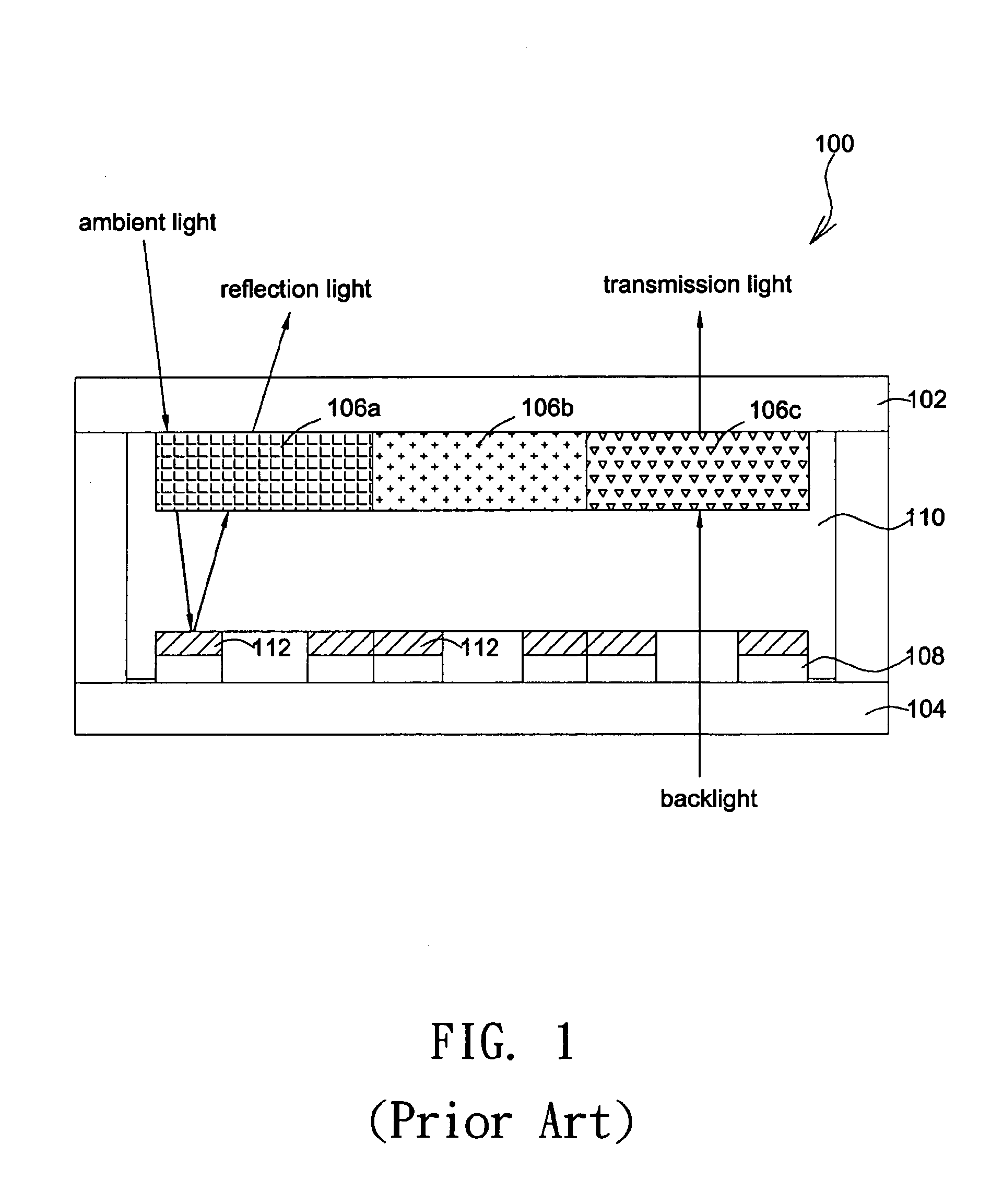 Transflective liquid crystal display and driving method of the same