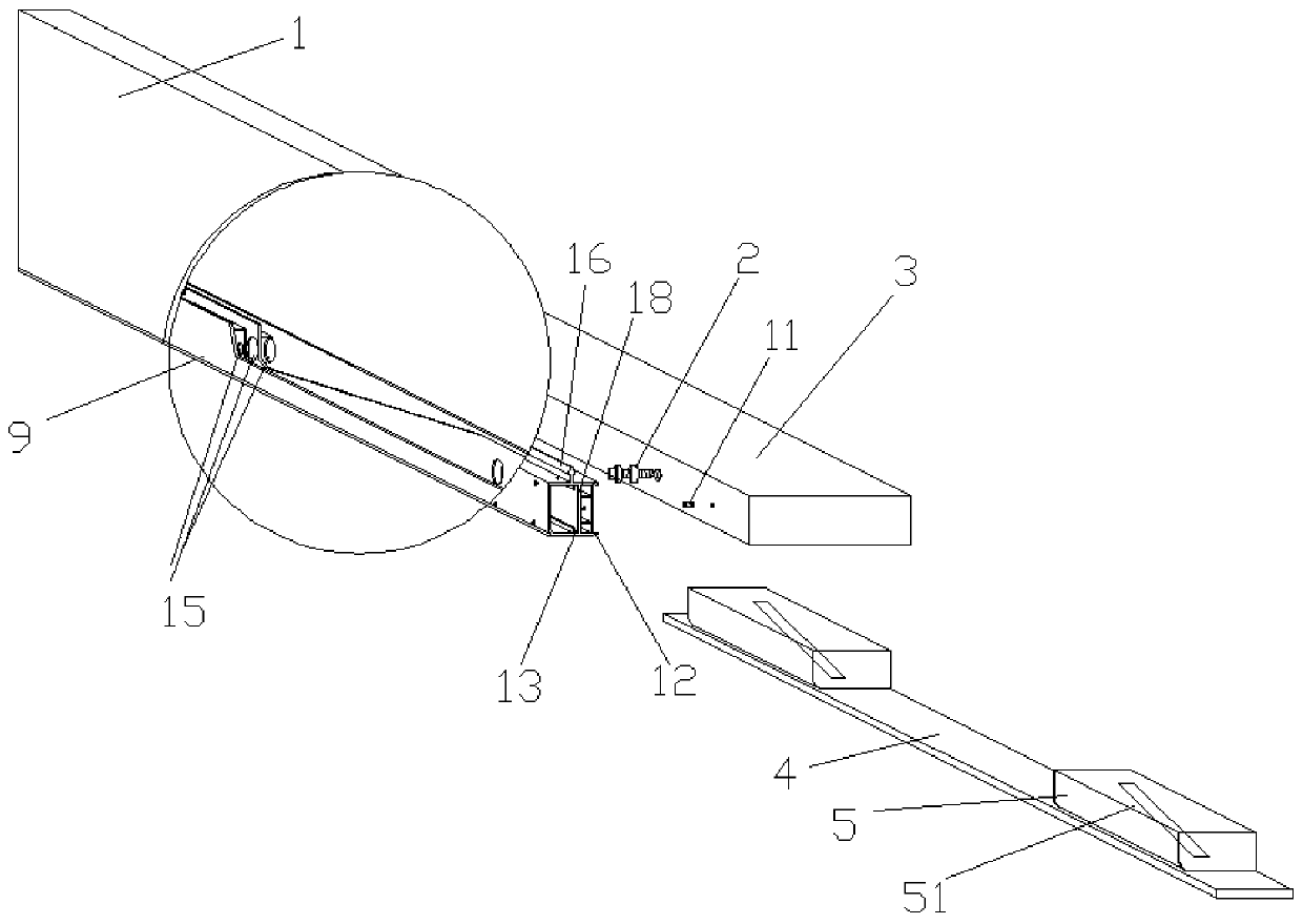 Assembly component for connecting rigid plate bodies