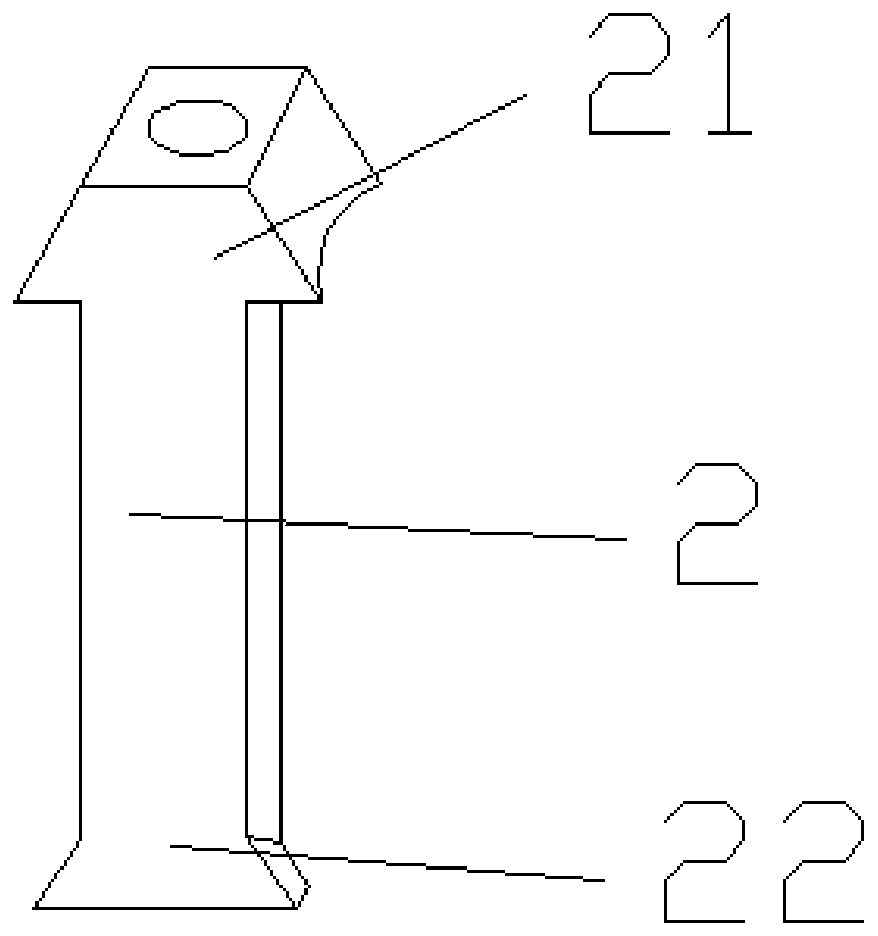 Assembly component for connecting rigid plate bodies