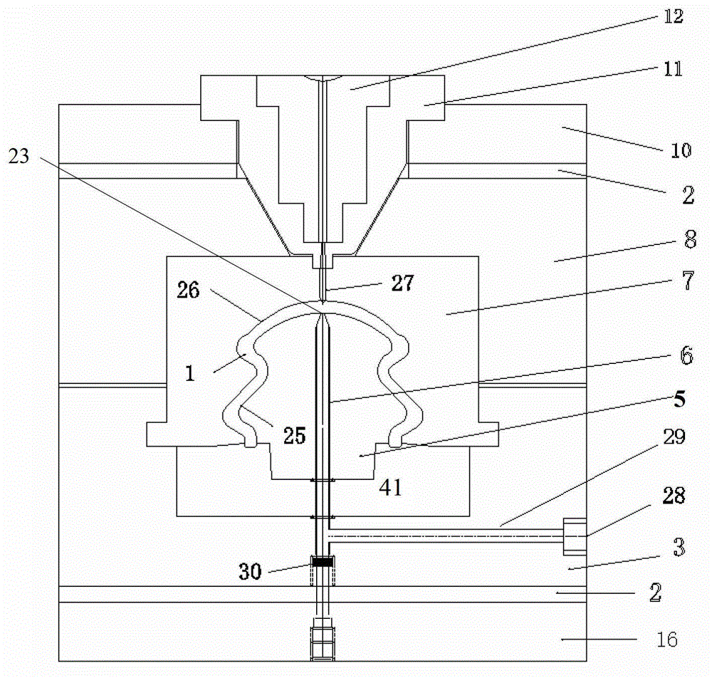 Method and device for manufacturing silicon rubber fire-cupping tool