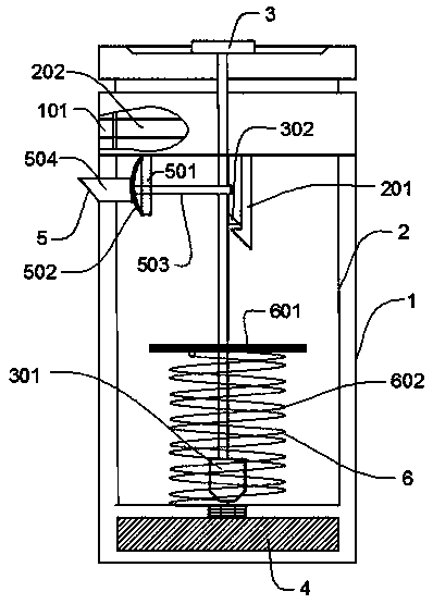 Limit-type irradiation sample hole plug and locking method