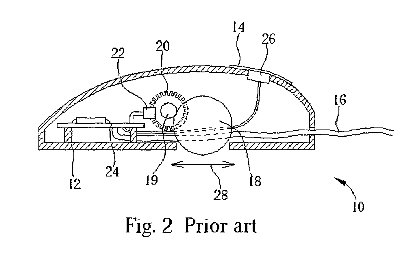 Computer pointing device employing a magnetic field source and magnetic field sensors