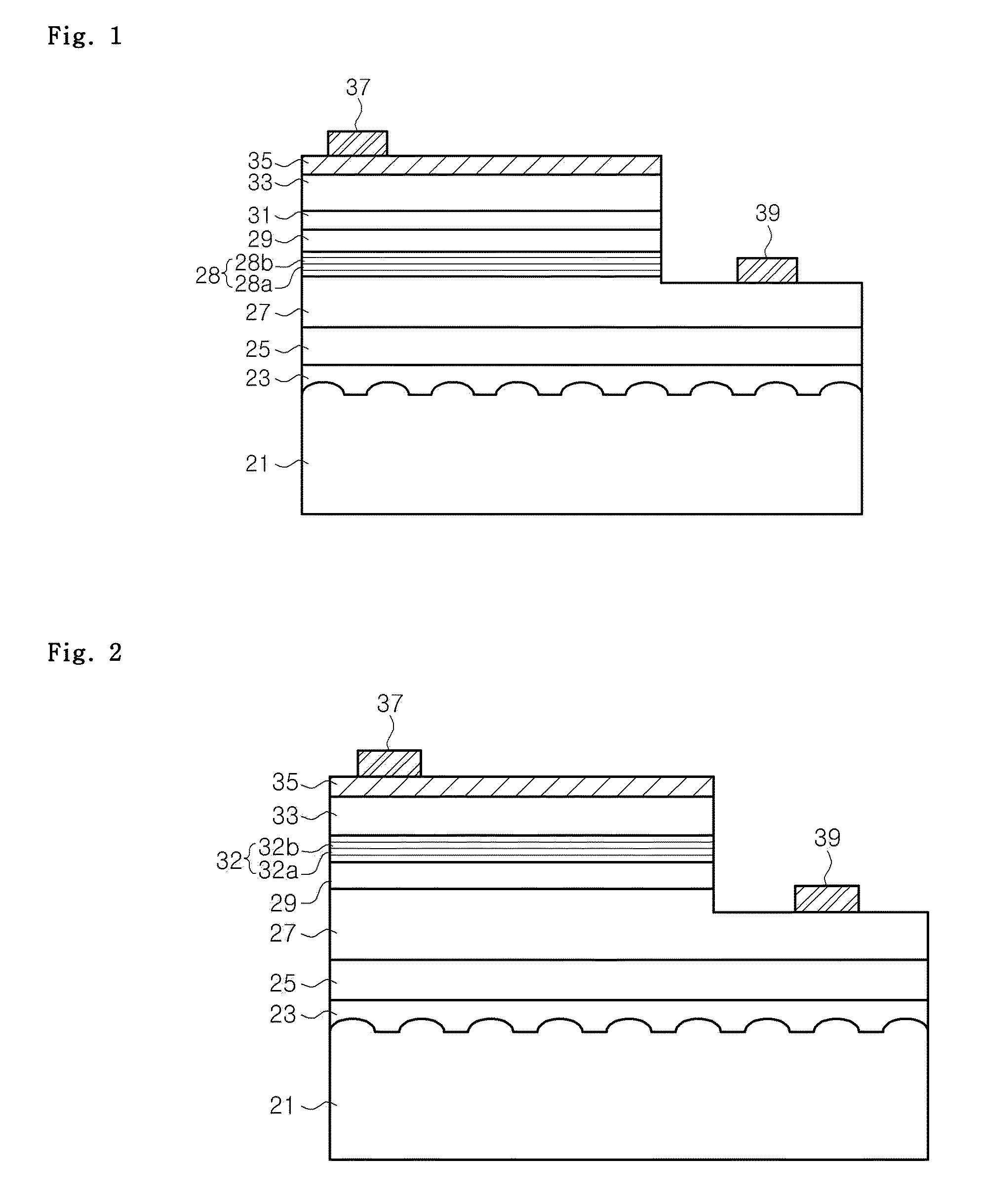 Light emitting diode having indium nitride