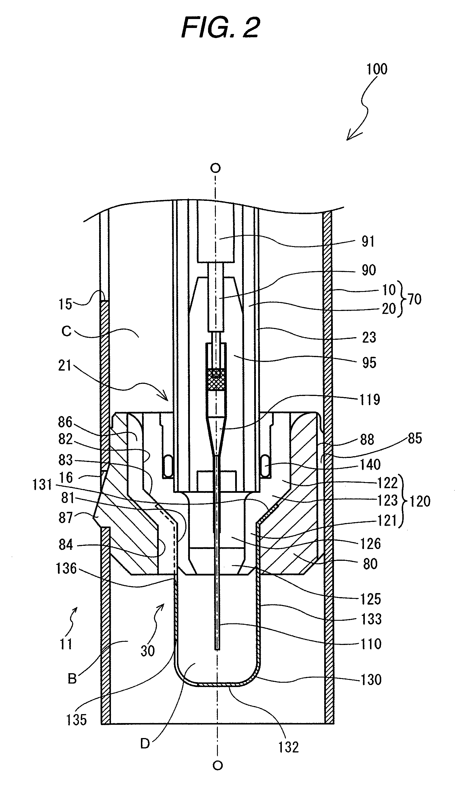 Liquid state detecting sensor