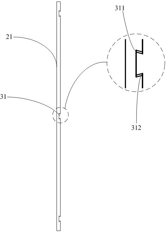 Improved plastic-wood floor combination structure