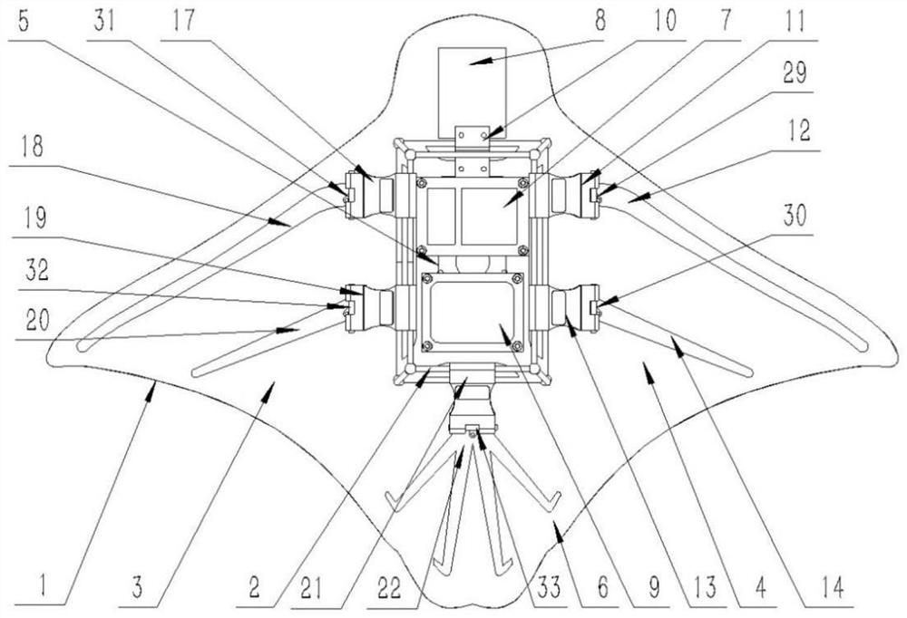 Manta ray-imitating underwater soft robot based on liquid dielectric driver