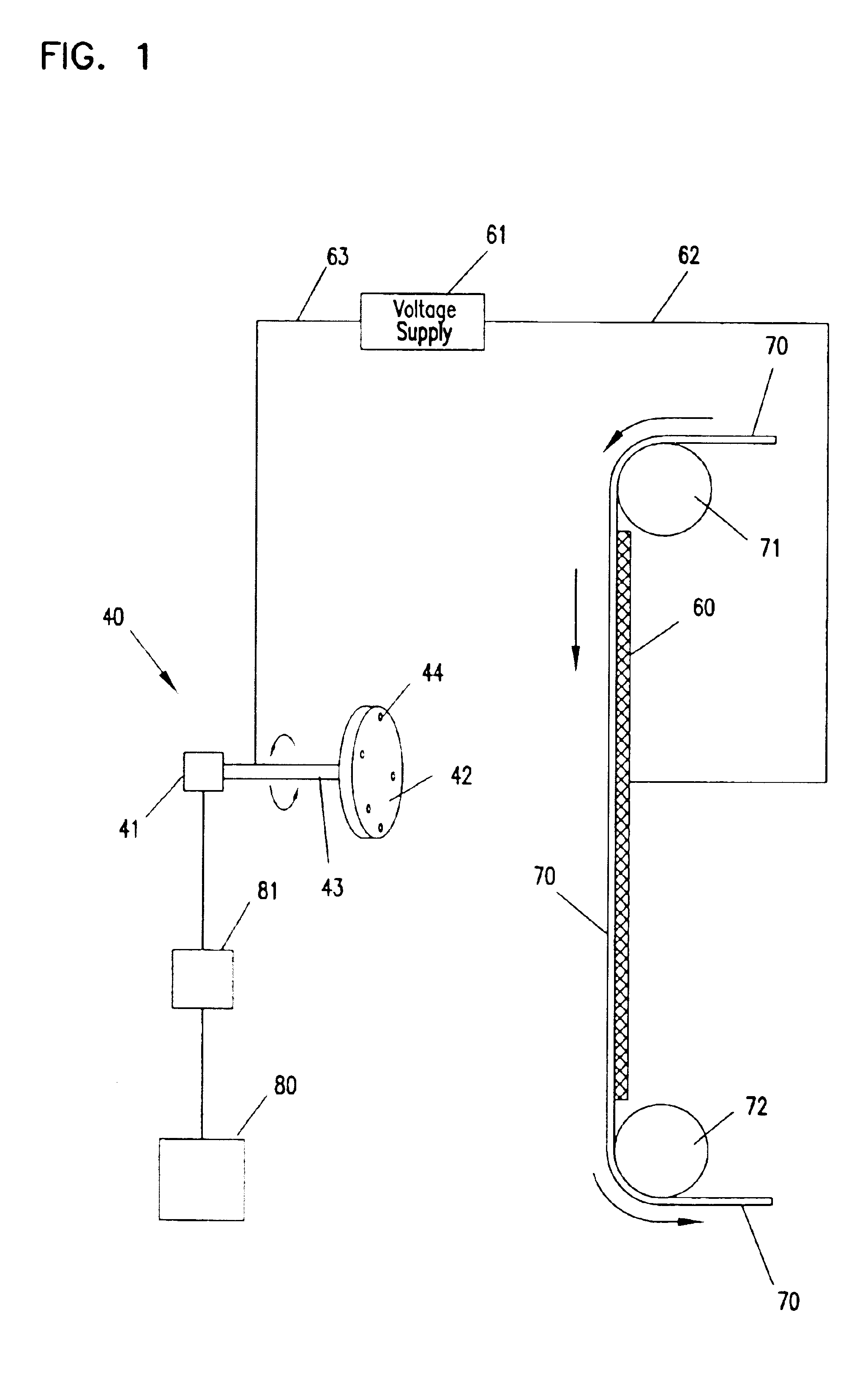 Filtration arrangement utilizing pleated construction and method