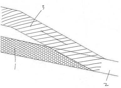 Sectional filling method of old lane