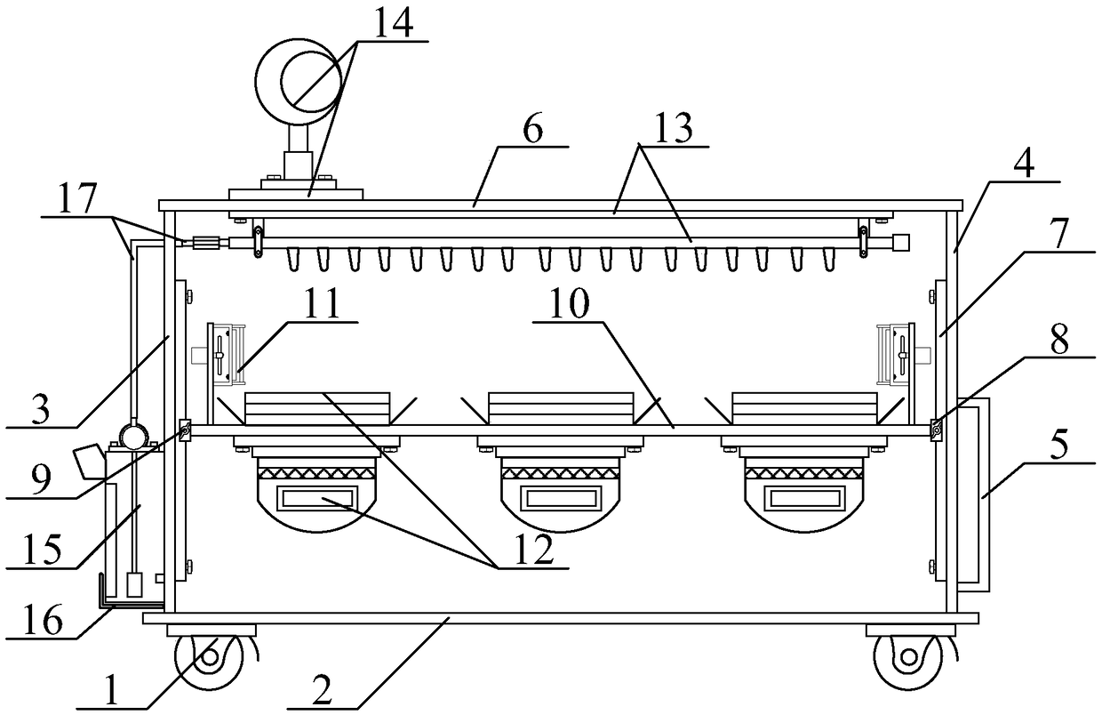 Crop cultivation device based on internet of things and application method of device