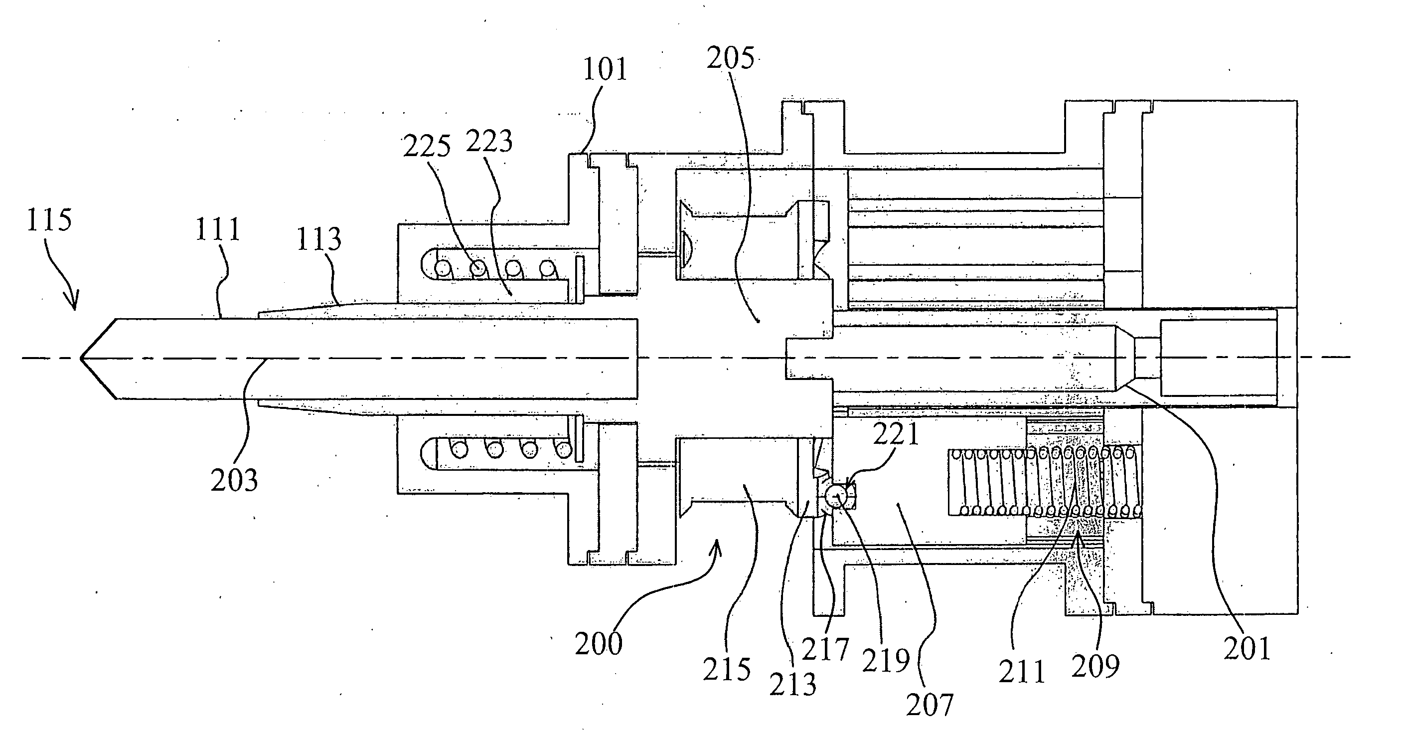 Impact mechanism for a hammer drill