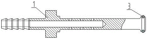 Titanium heat exchange tube welded argon shield device and using method thereof