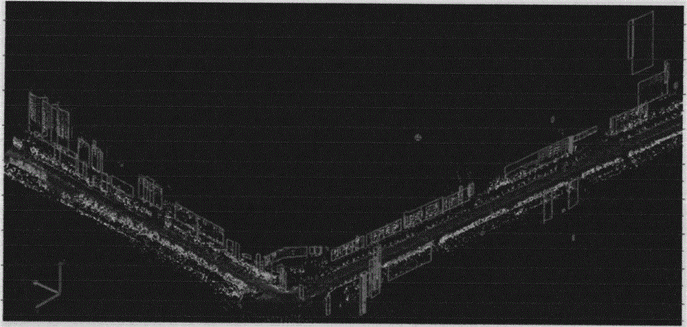 Automatic vehicle-mounted three-dimensional laser point cloud facade classification and outline extraction method