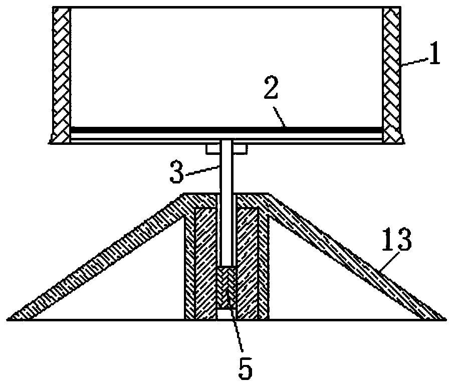 Compressor air valve part capable of changing elasticity and increasing service life and used for aluminum alloy processing