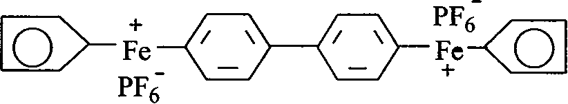 Preparation of cation light initiator ferrocene arene salt and application thereof