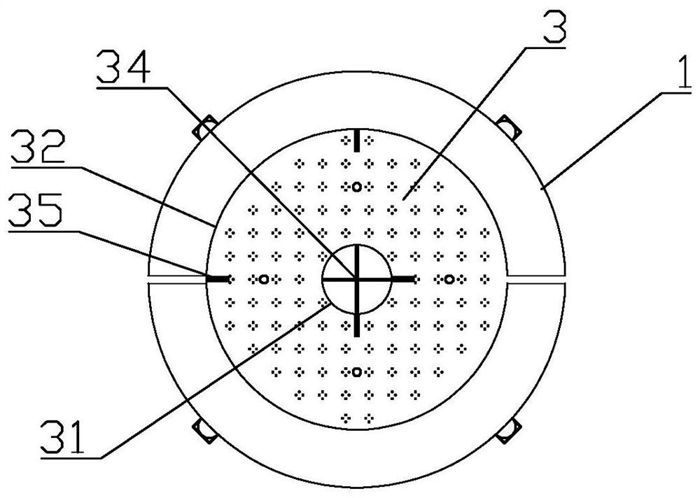 Hot water gas migration testing device for rainwater infiltrating unsaturated soil under influence of temperature