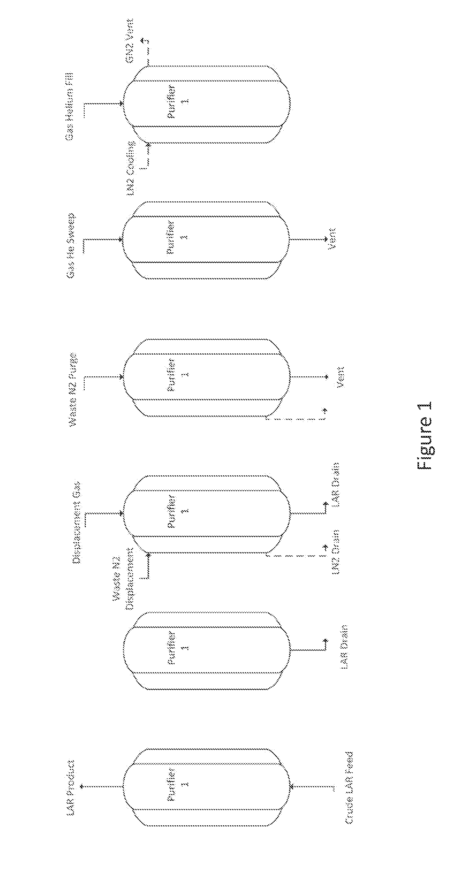 Helium enhanced heat transfer in adsorptive liquid argon purification process