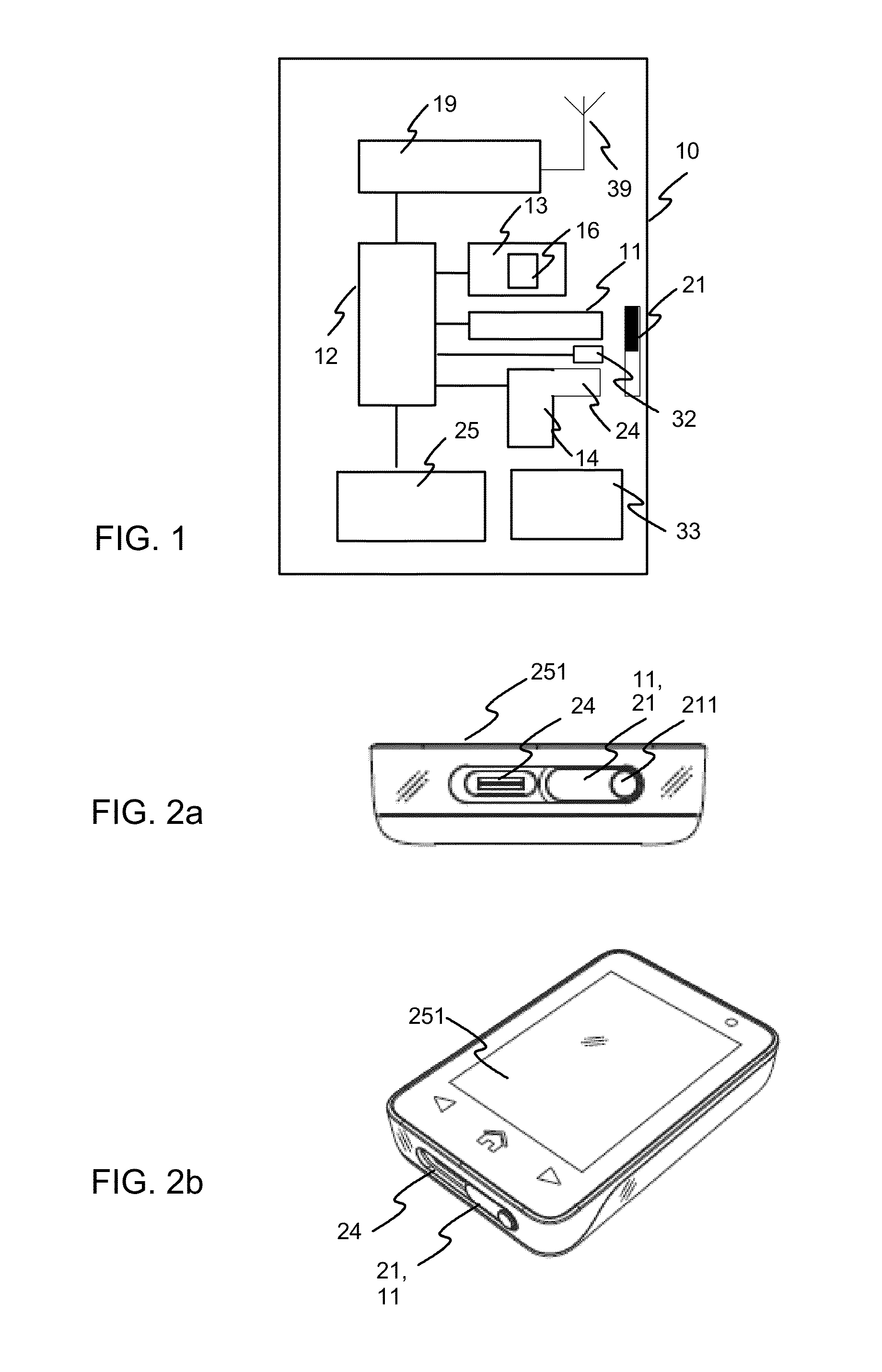 Portable device for measuring blood samples