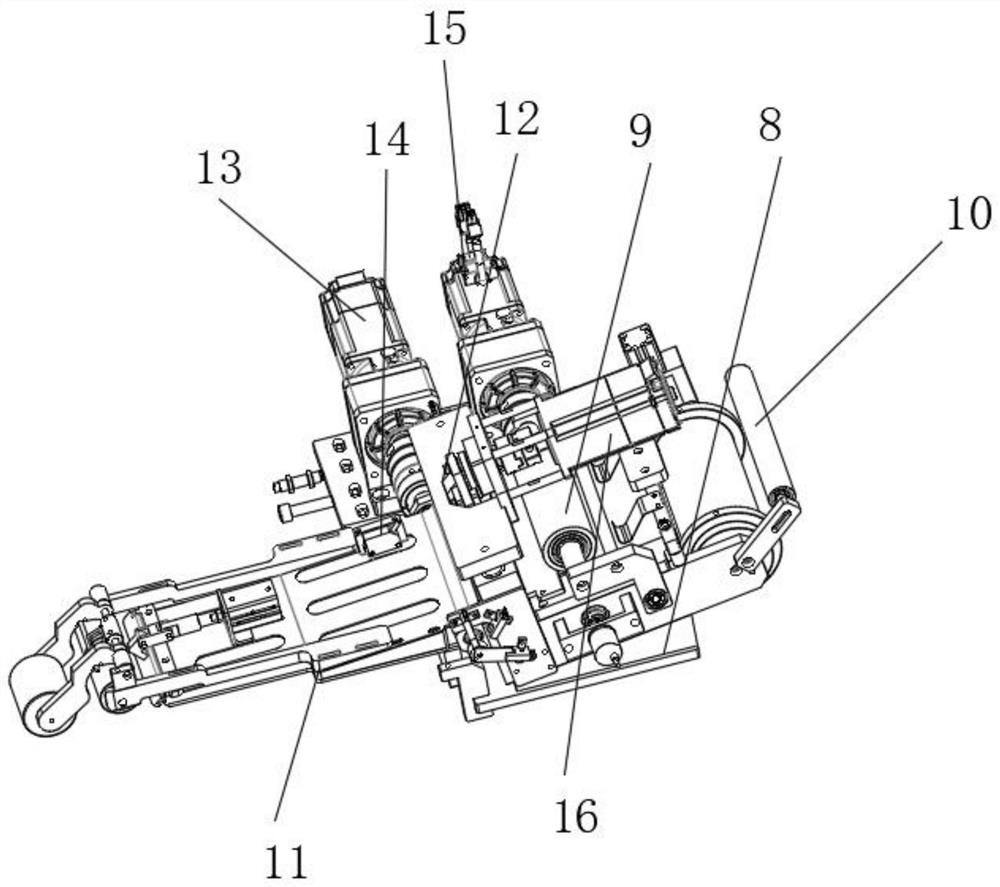 Automatic interleaving paper adding mechanism