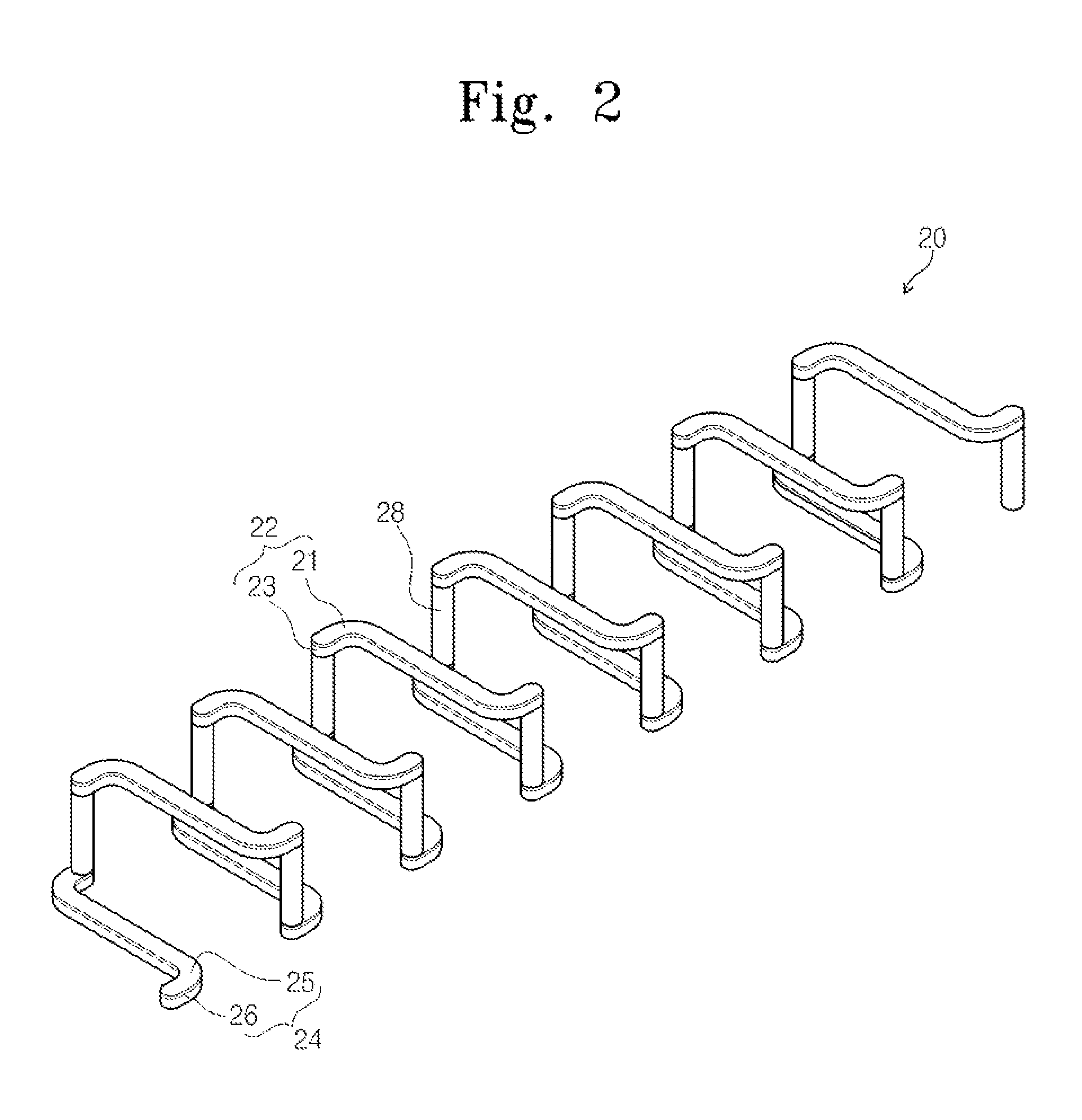 Stretchable electronic device and method of manufacturing same