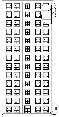 Corrugated wall building and installation method thereof