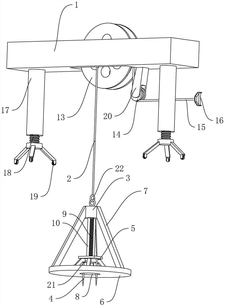 Hole bottom sediment high-accuracy detection device and method