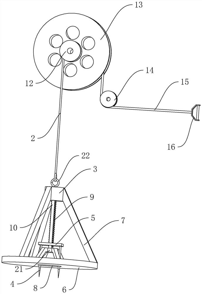 Hole bottom sediment high-accuracy detection device and method