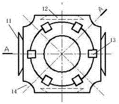 Novel welding-free grouping device of cylindrical lithium battery for energy storage