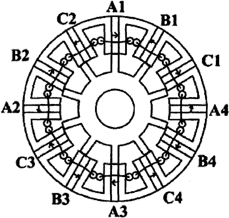 Low-torque ripple permanent magnet flux-switching motor