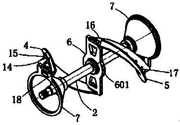 Sealing device for material bucket capable of stirring concrete