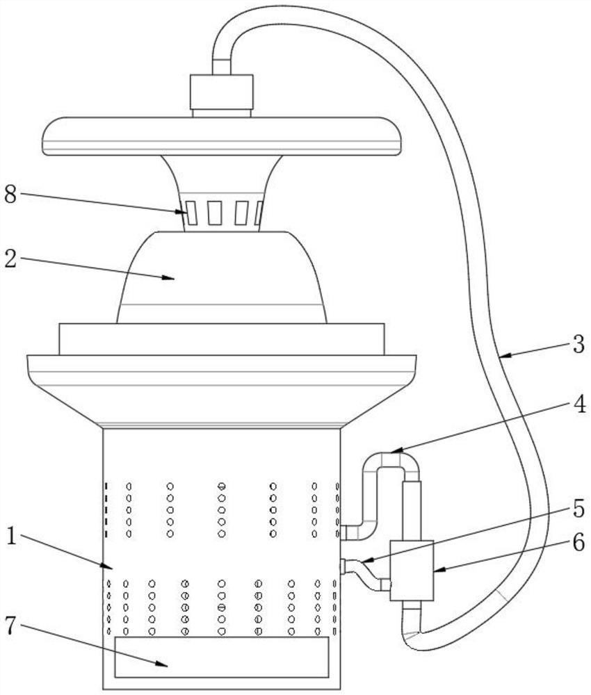 Intelligent sterilization anti-pollution mosquito killing lamp