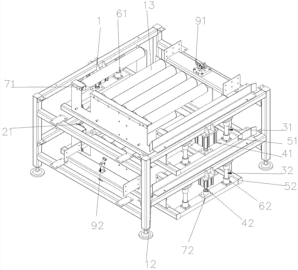 A double-deck lifting transfer machine