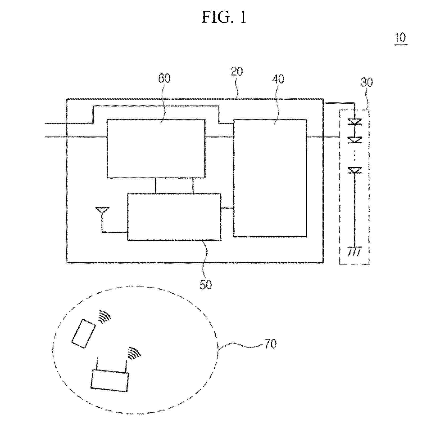 Power supply device for LED and light emitting device having the same