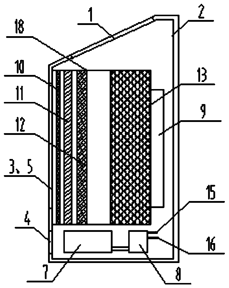 Air source heat pump hot-air blower