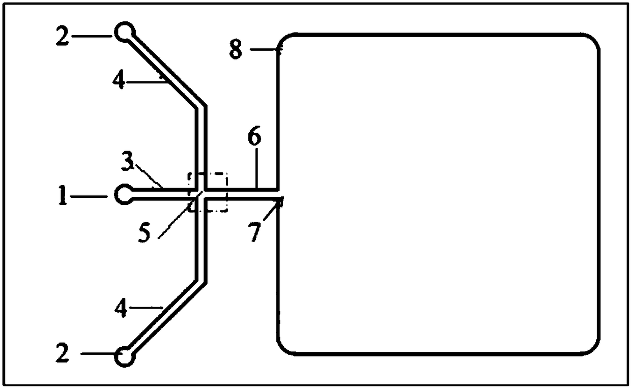 Single cell separation method based on droplet micro-fluidic chips