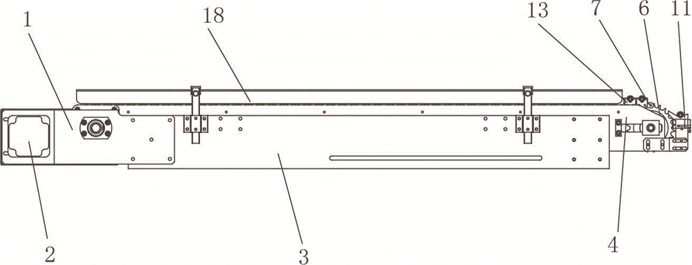 Intermittent chain wheel conveyor line