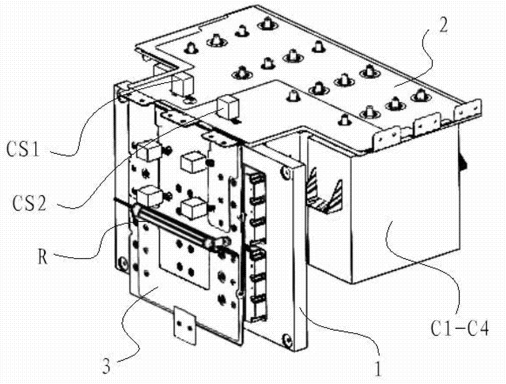 Modularized structure for three-level inverter for wind power generation